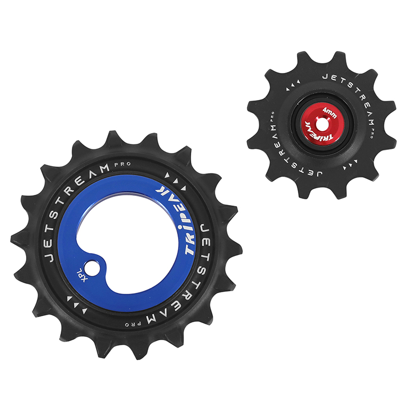 GALET DERAILLEUR AOPW TRIPEAK 12-18 DENTS CERAMIQUE 12X1V. SRAM AXS XPLR RED-FORCE-RIVAL BLEU FONCE (JEU DE 2) (GARANTIE 4 ANS) GALET DERAILLEUR AOPW TRIPEAK 12-18 DENTS CERAMIQUE 12X1V. SRAM AXS XPLR RED-FORCE-RIVAL BLEU FONCE (JEU DE 2) (GARANTIE 4 ANS)