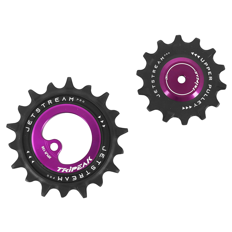 GALET DERAILLEUR AOPW TRIPEAK 14-18 DENTS CERAMIQUE 13X1V. SRAM AXS FORCE XPLR VIOLET (JEU DE 2) (GARANTIE 4 ANS) GALET DERAILLEUR AOPW TRIPEAK 14-18 DENTS CERAMIQUE 13X1V. SRAM AXS FORCE XPLR VIOLET (JEU DE 2) (GARANTIE 4 ANS)