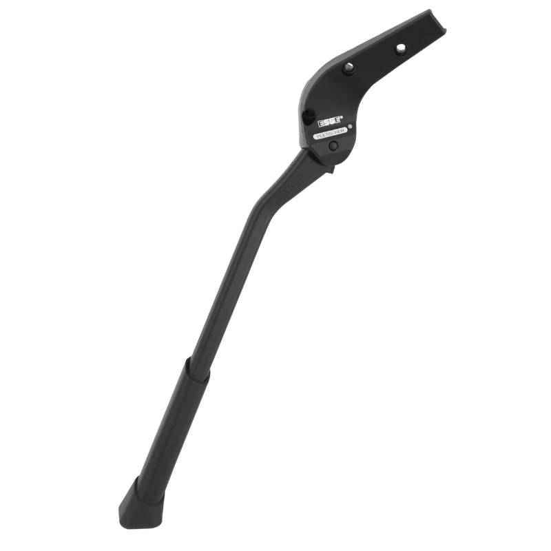 BEQUILLE VELO LATERALE ARRIERE PLETSCHER REGLABLE 26-29" (210 à 375MM) FIXATION BASE-HAUBAN ALU NOIR - SUPPORTE 50KGS BEQUILLE VELO LATERALE ARRIERE PLETSCHER REGLABLE 26-29" (210 à 375MM) FIXATION BASE-HAUBAN ALU NOIR - SUPPORTE 50KGS