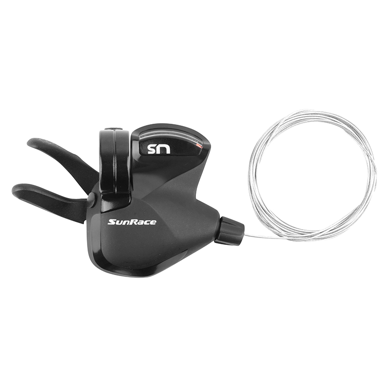 MANETTE VTT SUNRACE DROITE DUAL LEVER DLUS51 PUSH-PUSH U-SERIES 10V. AVEC AFFICHEUR VITESSE - COMPATIBLE SHIMANO CUES, LINKGLIDE MANETTE VTT SUNRACE DROITE DUAL LEVER DLUS51 PUSH-PUSH U-SERIES 10V. AVEC AFFICHEUR VITESSE - COMPATIBLE SHIMANO CUES, LINKGLIDE