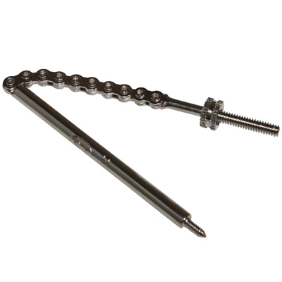 CHAINETTE STURMEY ARCHER ARGENT (PARTIE FIXE 55MM ET CHAINETTE 45MM REPERE 2) CHAINETTE STURMEY ARCHER ARGENT (PARTIE FIXE 55MM ET CHAINETTE 45MM REPERE 2)