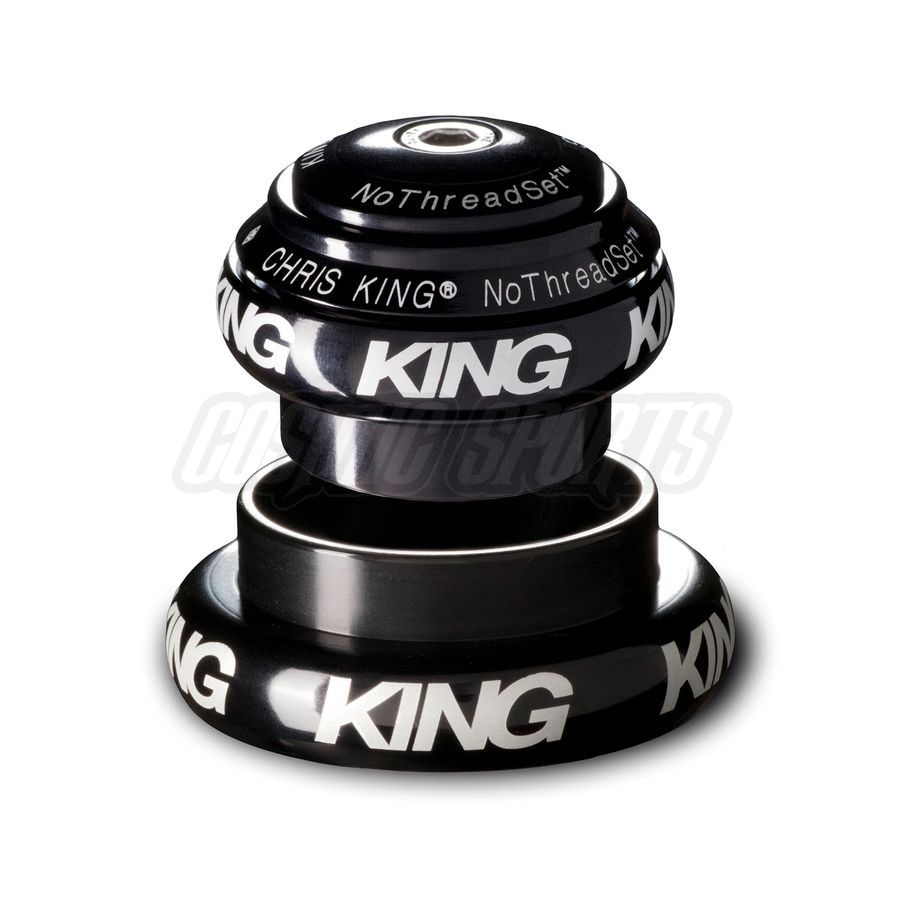 CHRIS KING NOTHREADSET TAPERED HEADSET, 1 1/8"-1.5", GRIPLOCK, EC34/28.6 | EC44/40 CHRIS KING NOTHREADSET TAPERED HEADSET, 1 1/8"-1.5", GRIPLOCK, EC34/28.6 | EC44/40
