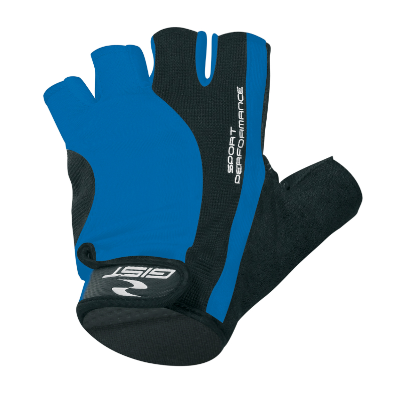 GANTS VELO COURT GIST PRO BLEU XXL (PAIRE SUR CARTE) AVEC VELCRO  -5515