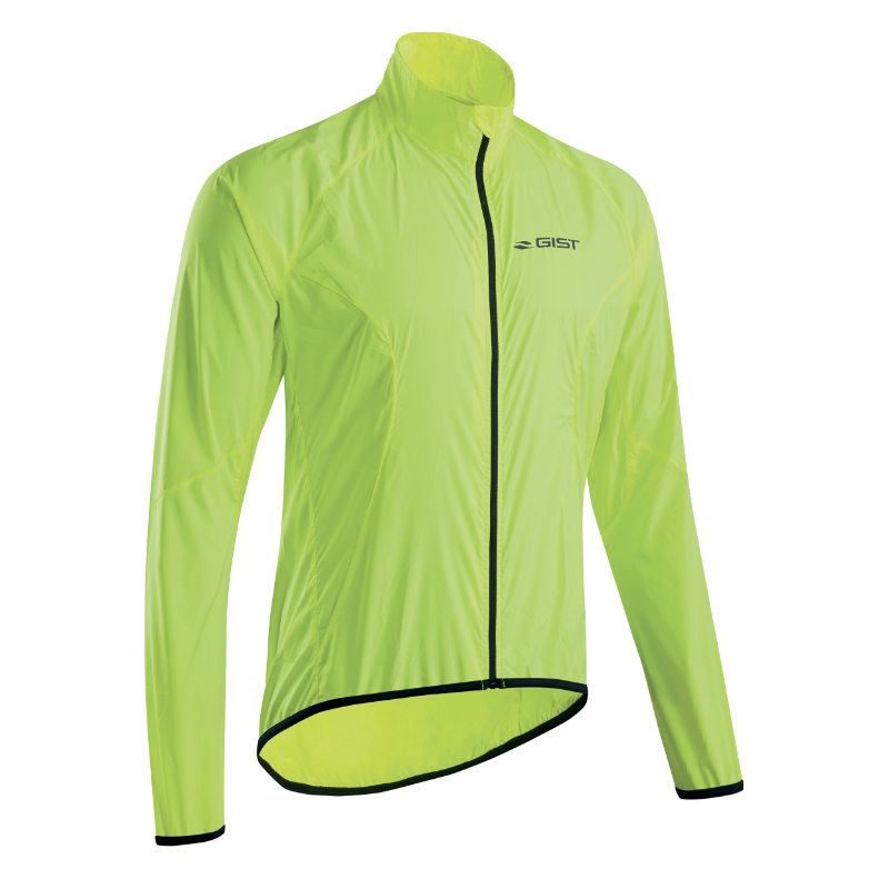 VESTE COUPE VENT ADULTE GIST GIUBBINO JAUNE FLUO L  -5255