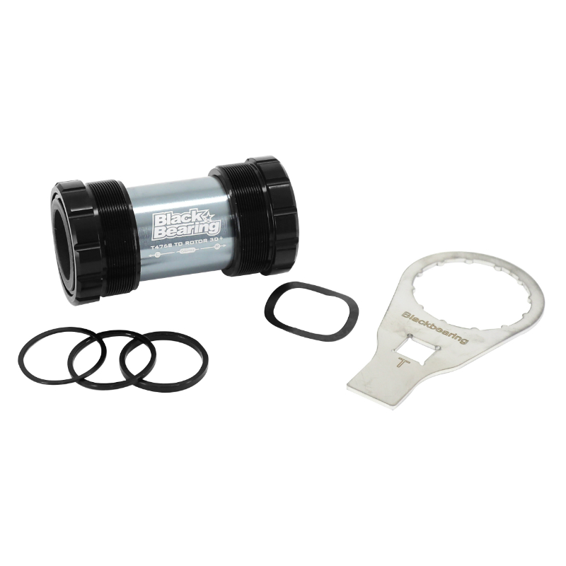 CUVETTE INTEGRE BOITIER FILETE ROUTE-VTT BLACKBEARING ROULEMENT SUPERIEUR B5 DIAM 47MM DUB AXE 28,99MM (BOITE DE 68-73MM)