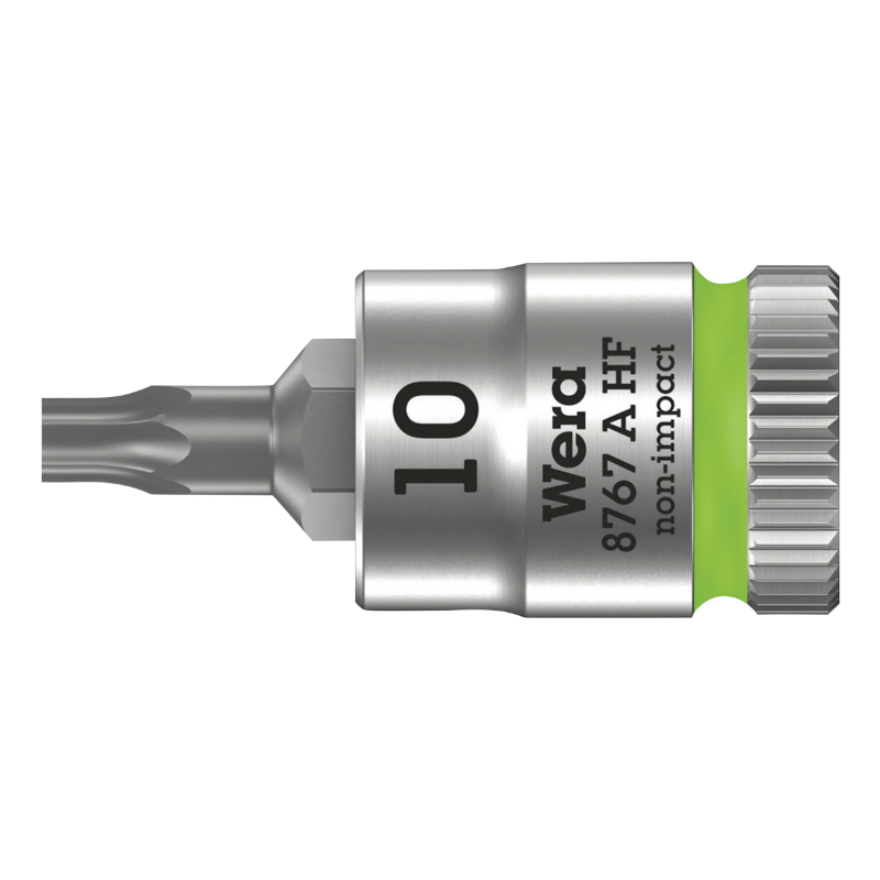 DOUILLE TORX WERA 8767 A ZYKLOP 1-4 DIAM 10 MM LONGUEUR 28 MM (VENDU A L'UNITE)  -MARQUE ALLEMANDE POUR LES ATELIERS-