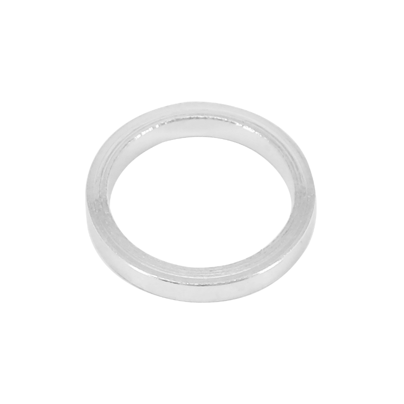 ENTRETOISE DIRECTION ALU  ARGENT 1"1-8-28.6 MM HAUTEUR 5 MM (VENDU A L'UNITE)