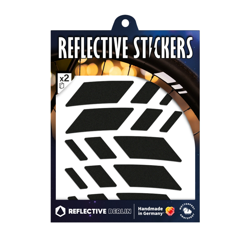 AUTOCOLLANT-STICKER REFLECHISSANT POUR ROUE DE VELO HAUTEUR 20MM MODELE RACER NOIR (PLANCHE) -REFLECTIVE BERLIN- AUTOCOLLANT-STICKER REFLECHISSANT POUR ROUE DE VELO HAUTEUR 20MM MODELE RACER NOIR (PLANCHE) -REFLECTIVE BERLIN-