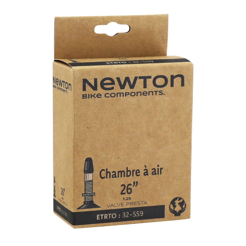 CHAMBRE A AIR VELO 26 X 1.25 NEWTON VALVE PRESTA