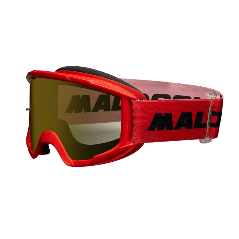 MASQUE-LUNETTES CROSS MALOSSI ECRAN MIROIR ROUGE ANTI-BUEE (HOMOLOGUE CE)