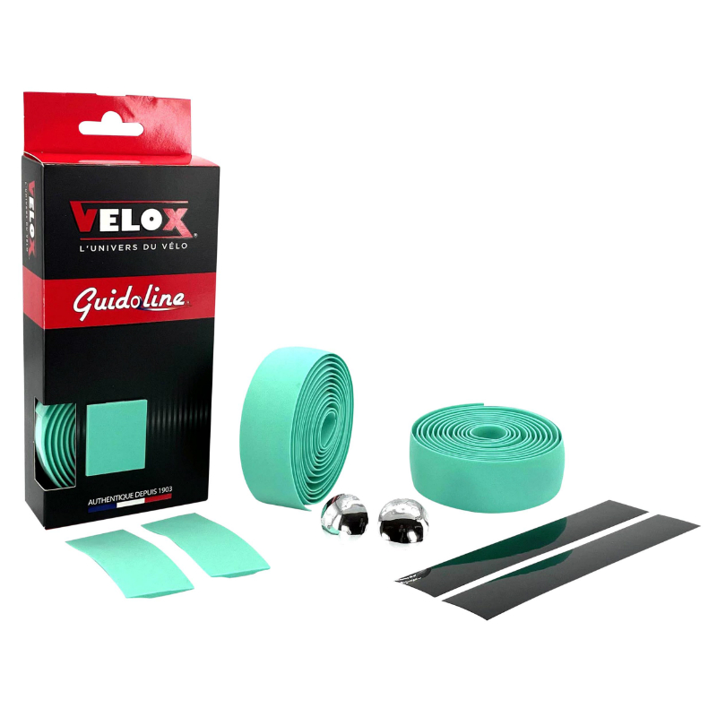 RUBAN DE GUIDON - CINTRE VELOX MAXI CORK VERT BIANCHI  - GUIDOLINE