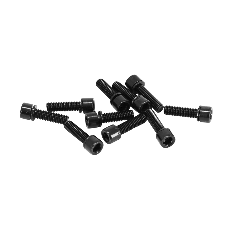 VIS POTENCE TETE CONIQUE M5X18MM NOIR (KIT DE 10 VIS)