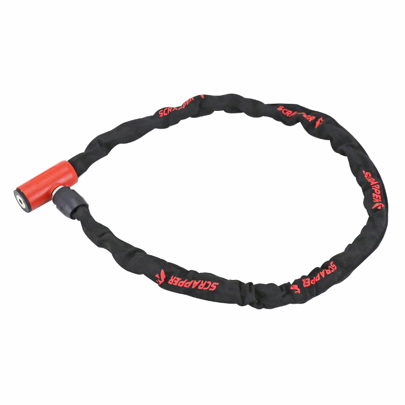 ANTIVOL VELO CHAINE A CLE DIAM 5,5MM L 1M NOIR  -SELECTION P2R- (OFFRE SPECIALE)