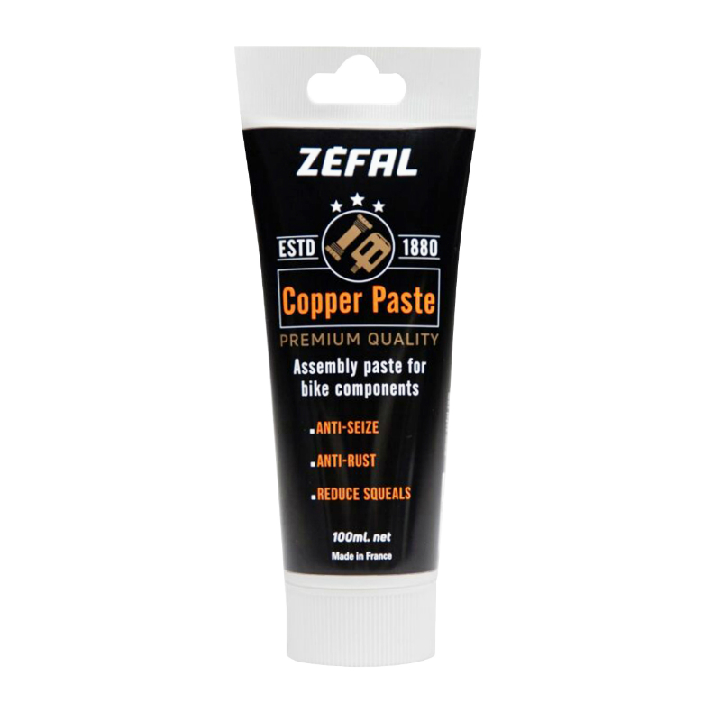 PATE DE MONTAGE - GRAISSE VELO ZEFAL COPPER PASTE CUIVRE ANTI-GRIPPANT (TUBE 100ML)