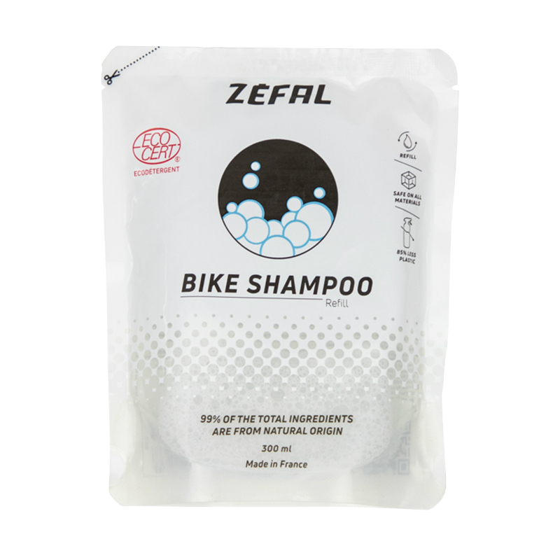 RECHARGE NETTOYANT VELO ZEFAL BIKE SHAMPOO (ECO RECHARGE 300ML) LABEL ECOCERT ECODETERGENT