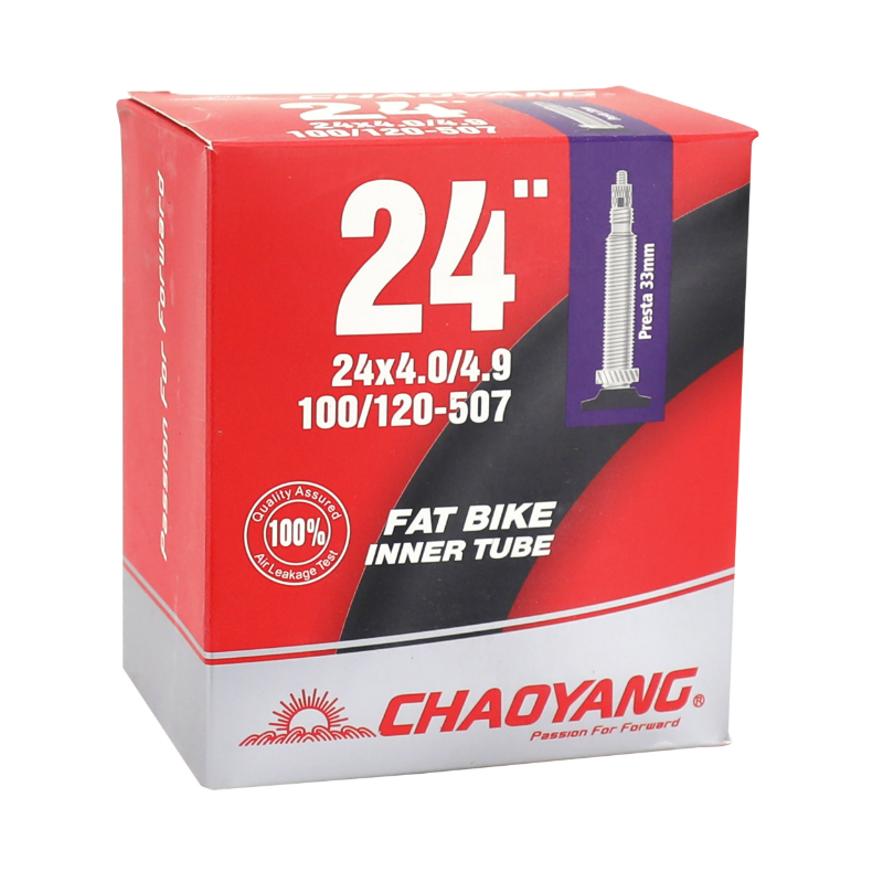 CHAMBRE A AIR VELO 24 X 4.00 CHAOYANG VALVE PRESTA 33MM (VRAC)