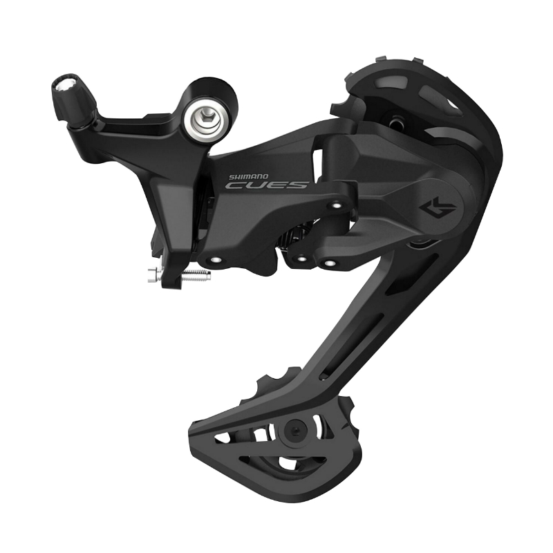 DERAILLEUR VTT ARRIERE SHIMANO 9V. CUES U3020 SHADOW RD POUR DOUBLE PLATEAU