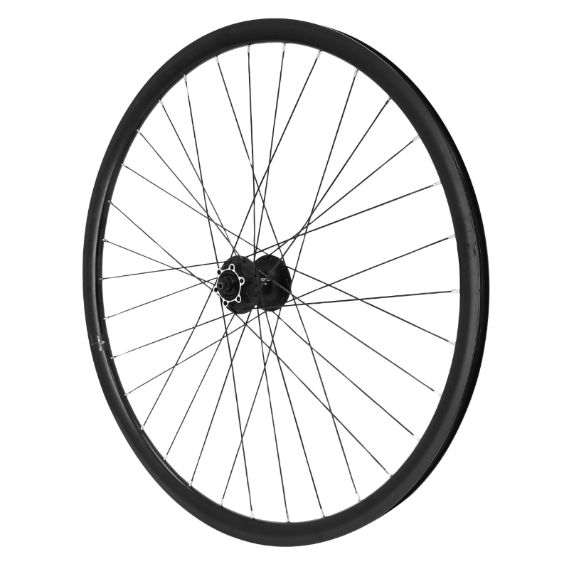 ROUE GRAVEL - ROUTE DISQUE BLOCAGE 700 PULSE 19 AVANT MOYEU SHIMANO DEORE M475 DISQUE 6 TROUS NOIR TUBELESS READY JANTE 19C 32 RAYONS NOIR (OFFRE SPECIALE)