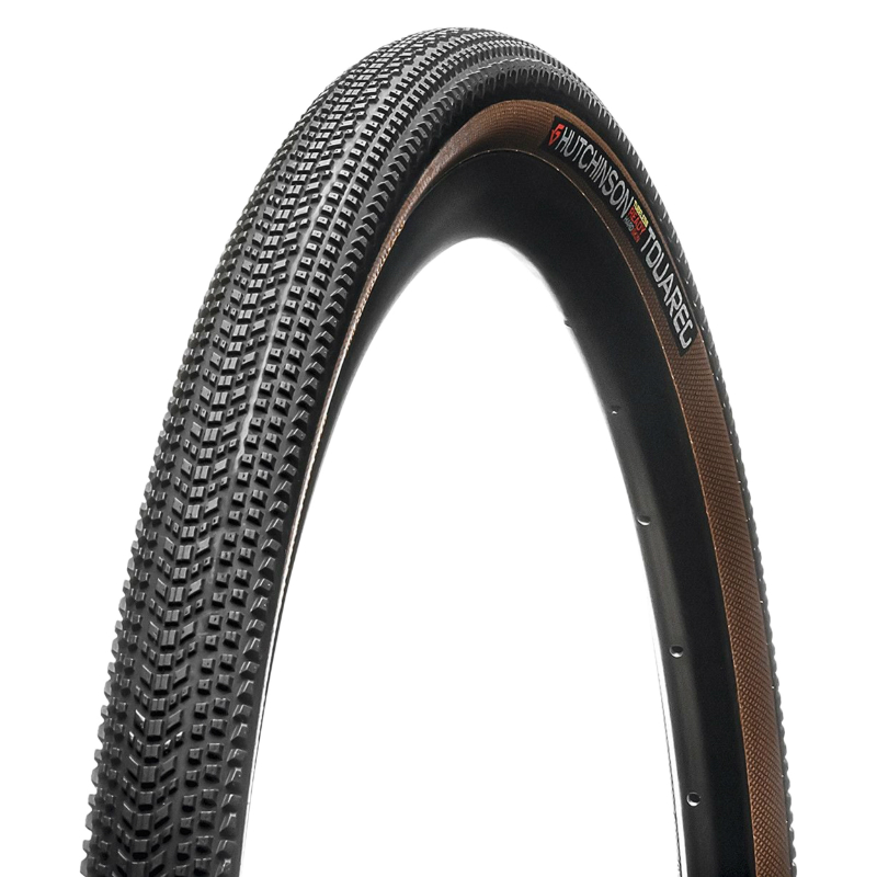 PNEU GRAVEL 700 X 40 HUTCHINSON TOUAREG TAN NOIR-MARRON TR (40-622)