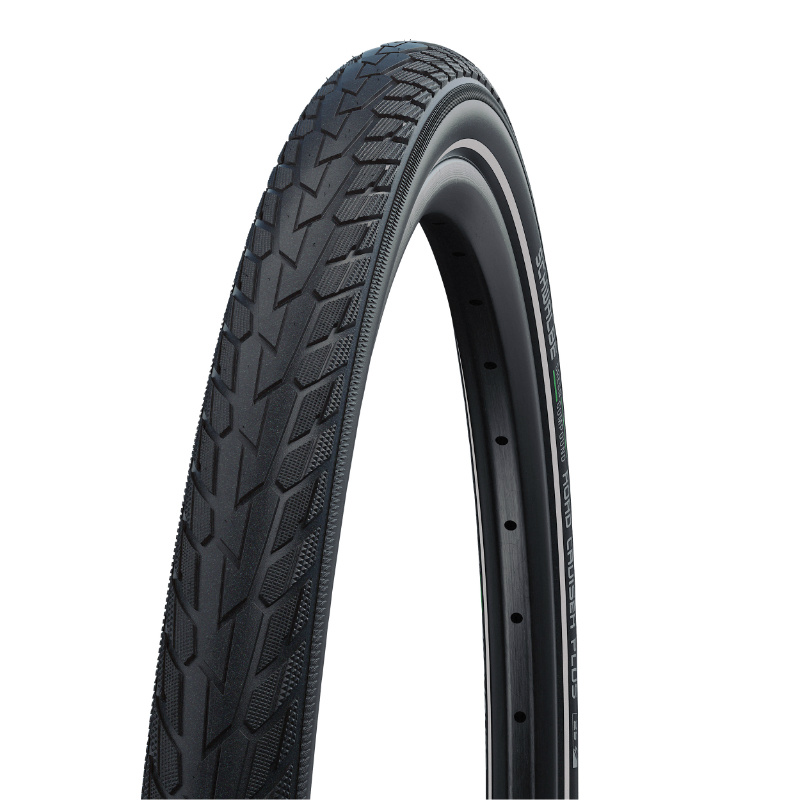 PNEU VTT URBAIN 26 X 1.75 SCHWALBE ROAD CRUISER PLUS HS484 NOIR TR (47-559) FLANC REFLEX