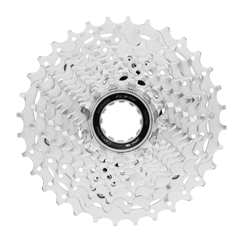 CASSETTE 11V. SHIMANO 105 R7000 HG 11-32 (11-12-13-14-16-18-20-22-25-28-32) (MONTAGE ATELIER)