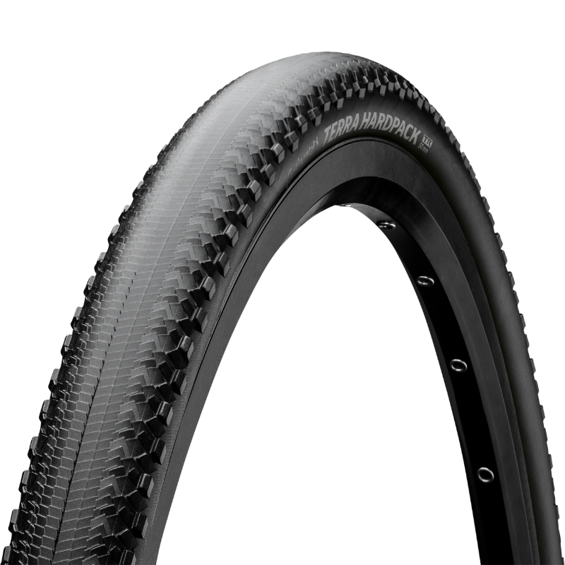 PNEU GRAVEL 700 X 50 CONTINENTAL TERRA HARDPACK SHIELD WALL NOIR TUBELESS READY  TS (50-622)