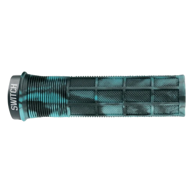 POIGNEE CITY-VTT SWITCH SUPERGRIP LOCK-ON SMOKE BLEU CLAIR (PAIRE)