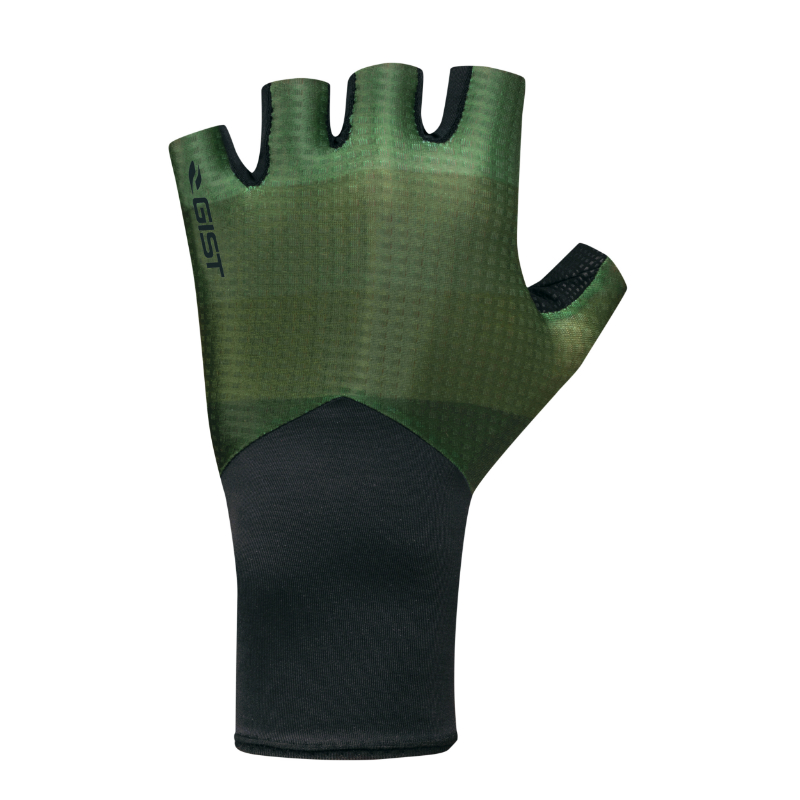 GANTS VELO COURT GIST SPEED NOIR-VERT   S (PAIRE SUR CARTE) SANS VELCRO    -5528