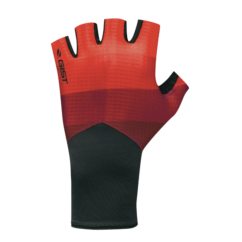 GANTS VELO COURT GIST SPEED NOIR-ROUGE XL (PAIRE SUR CARTE) SANS VELCRO    -5528