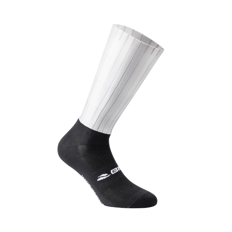 CHAUSSETTES-SOCQUETTES ETE GIST SPEED BLANC 44-47  ANTIBACTERIEN, RESPIRANTE - HAUTEUR 20CM (PAIRE) -5856