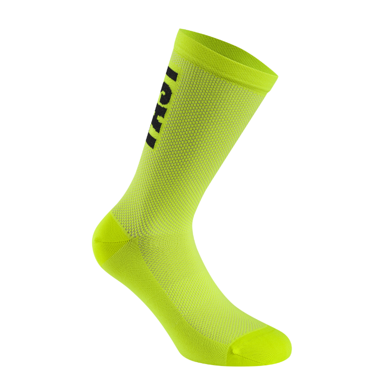 CHAUSSETTES-SOCQUETTES ETE GIST RIDE FAST JAUNE FLUO 40-43  ANTIBACTERIEN - HAUTEUR 22CM (PAIRE) -5875