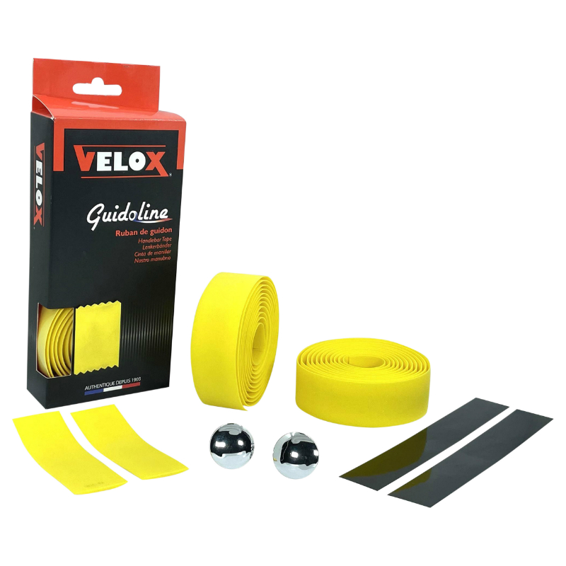 RUBAN DE GUIDON - CINTRE VELOX MAXI CORK JAUNE  - GUIDOLINE