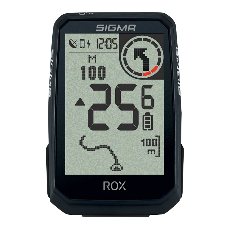 COMPTEUR SIGMA ROX4.0 GPS ENDURANCE NOIR ALTIMETRE (AUTONOMIE 41 HEURES)