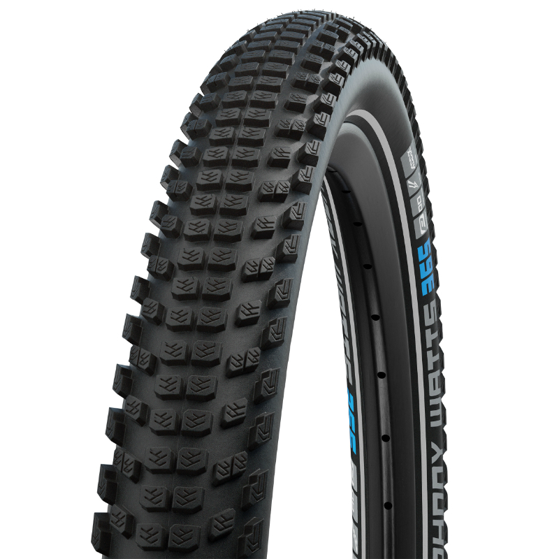 PNEU VTT SUV - VAE 29 X 2.60 SCHWALBE JOHNNY WATTS 365 ADDIX PERFORMANCE NOIR TS (65-622) DOUBLE DEFENSE FLANC REFLEX HOMOLOGUE VAE E50