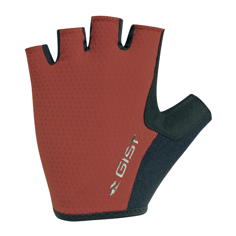 GANTS VELO COURT GIST RAPID GEL NOIR-ROUGE   S (PAIRE SUR CARTE) SANS VELCRO  -5518-