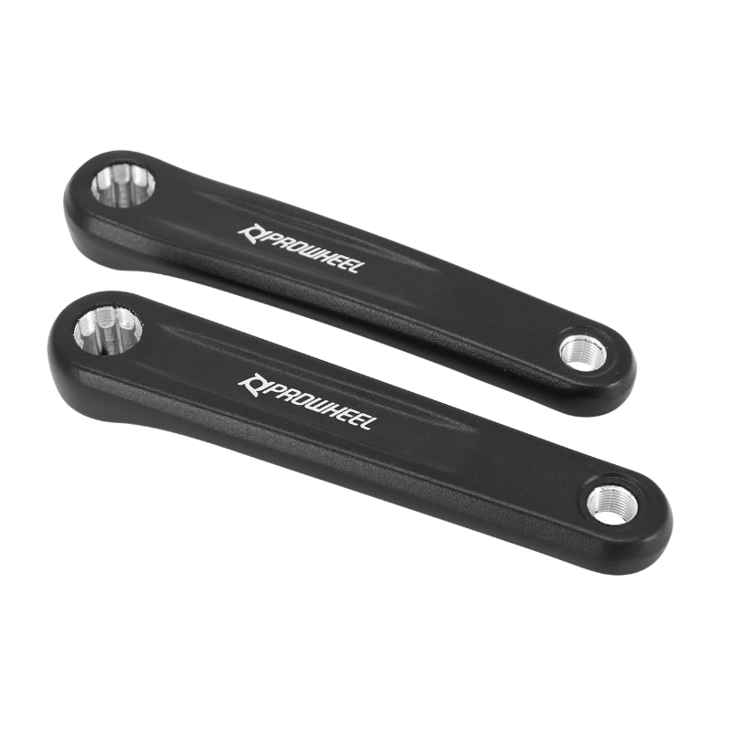 MANIVELLE DROITE + GAUCHE VAE - E-BIKE LONGUEUR 170MM ALU NOIR ISIS POUR MOTEUR BROSE (PAIRE)