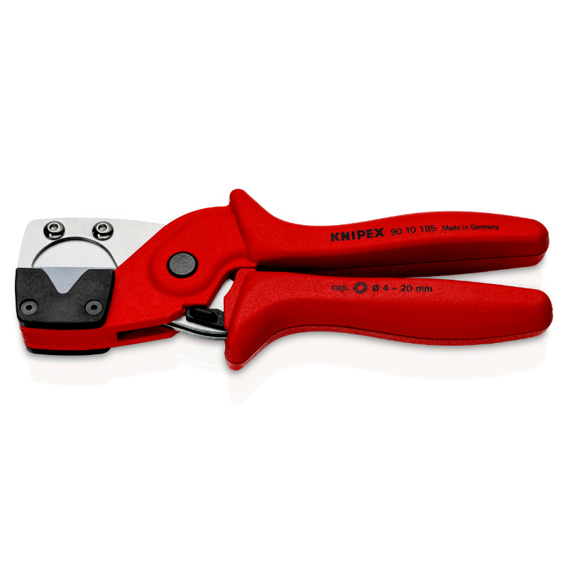 COUPE GAINE DE FREIN HYDRAULIQUE ET DURITE PRO KNIPEX 185MM CAPACITE DE COUPE DIAM 4 A 20MM AVEC POIGNEE ERGONOMIQUE (90 10 185)  -MADE IN GERMANY-