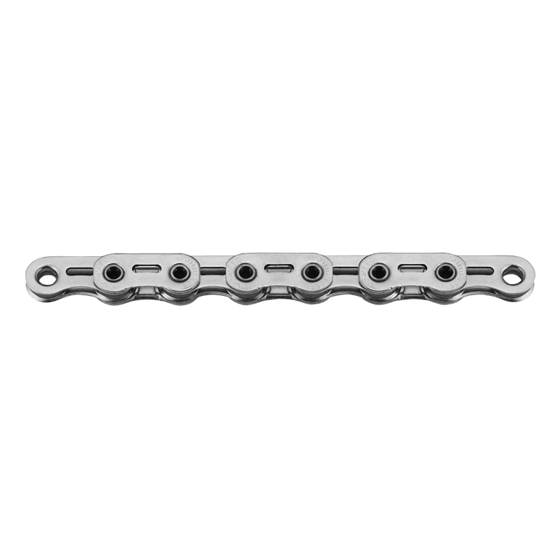 CHAINE VELO 11V. ROUTE SUNRACE FLATTOP CN11X.ARGENT 126 MAILLONS COMPATIBLE SHIMANO - SRAM