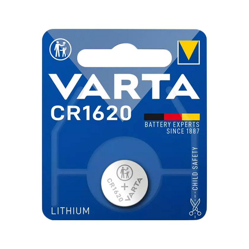 PILE BOUTON CR1620 VARTA LITHIUM 3V (VENDU A L'UNITE)