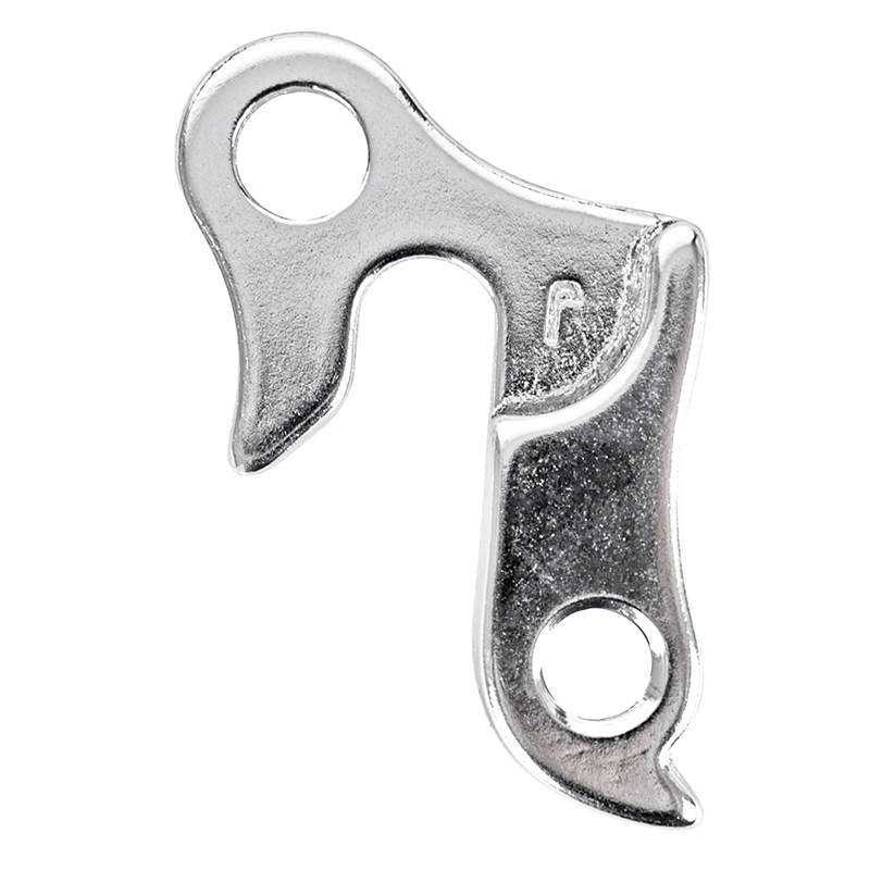 PATTE DE DERAILLEUR ALU P2R BIANCHI-PEUGEOT-CORRATEC-DECATHLON-CUBE-SUNN-SPECIALIZED... GH-009  COMPATIBLE LEADER FOX 3 - HOLLAND - LATONA (EN VRAC POUR ATELIER)