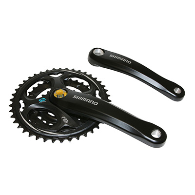 PEDALIER VTT SHIMANO  7-8V. ALTUS NOIR 170MM 42-32-22 (BOITIER 123MM)