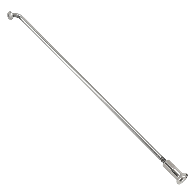 RAYON INOX ARGENT 2,6MM L130MM TETE COUDEE SAPIM AVEC ECROUS (VENDU A L'UNITE)