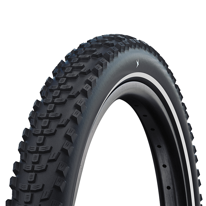 PNEU CARGO 20 X 2.35 SCHWALBE SMART SAM NOIR TR (60-406) FLANC REFLEX HOMOLOGUE VAE E50 (POIDS MAX 125KGS)