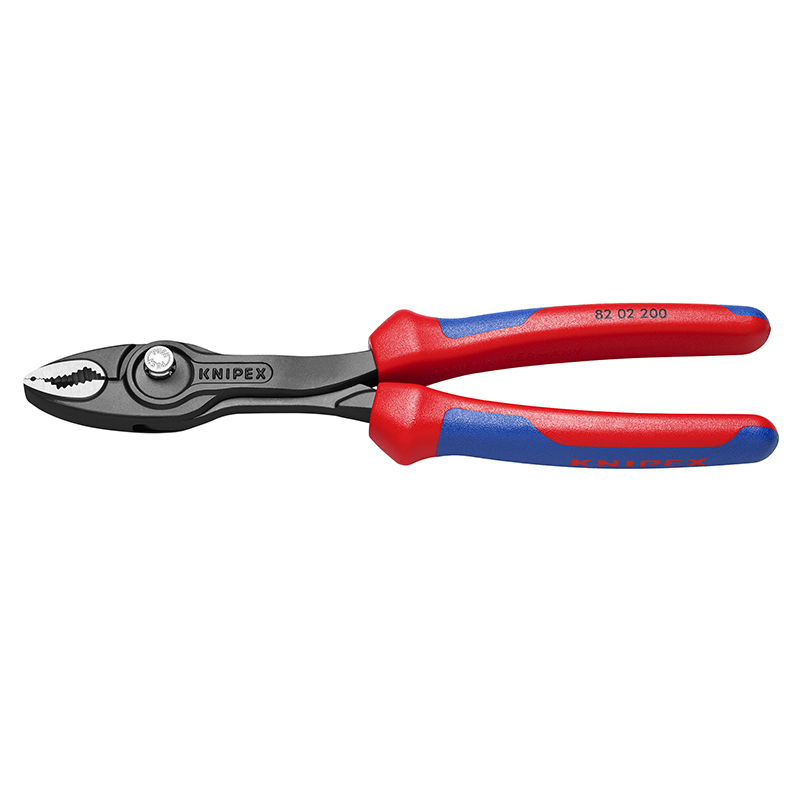 PINCE MULTIPRISE PRO KNIPEX TWINGRIP 200MM GRIS ANTIROUILLE  (82 02 200)  -MADE IN GERMANY-