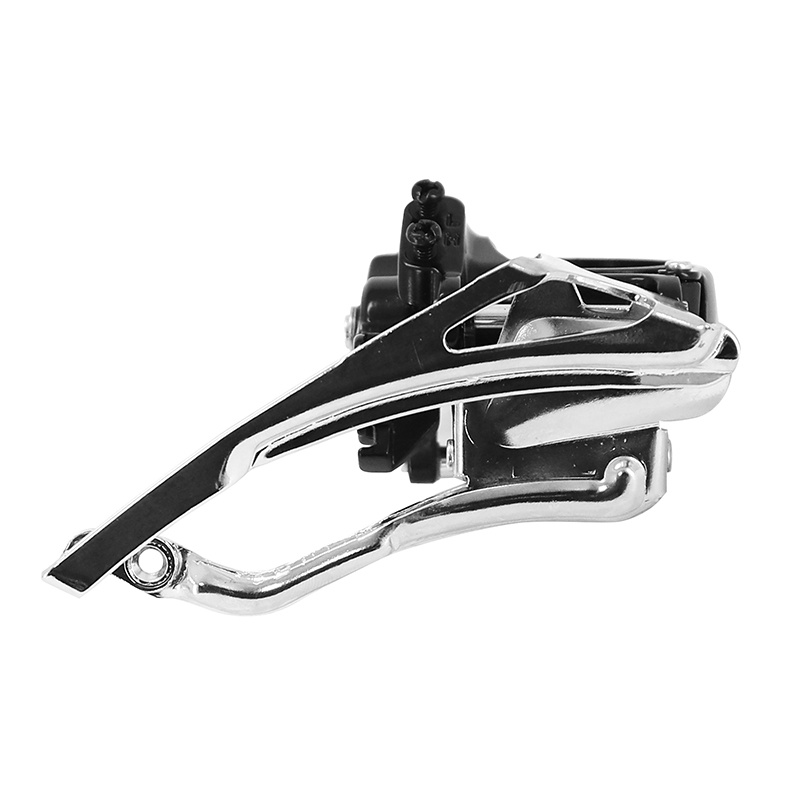 DERAILLEUR VTT AVANT MICROHSIFT 7-8V.  A COLLIER 34.9 POUR TRIPLE PLATEAU 48X38X28 TIRAGE HAUT-BAS (AVEC COLLIER ADAPTATEUR 28.6) (COMPATIBLE SHIMANO)