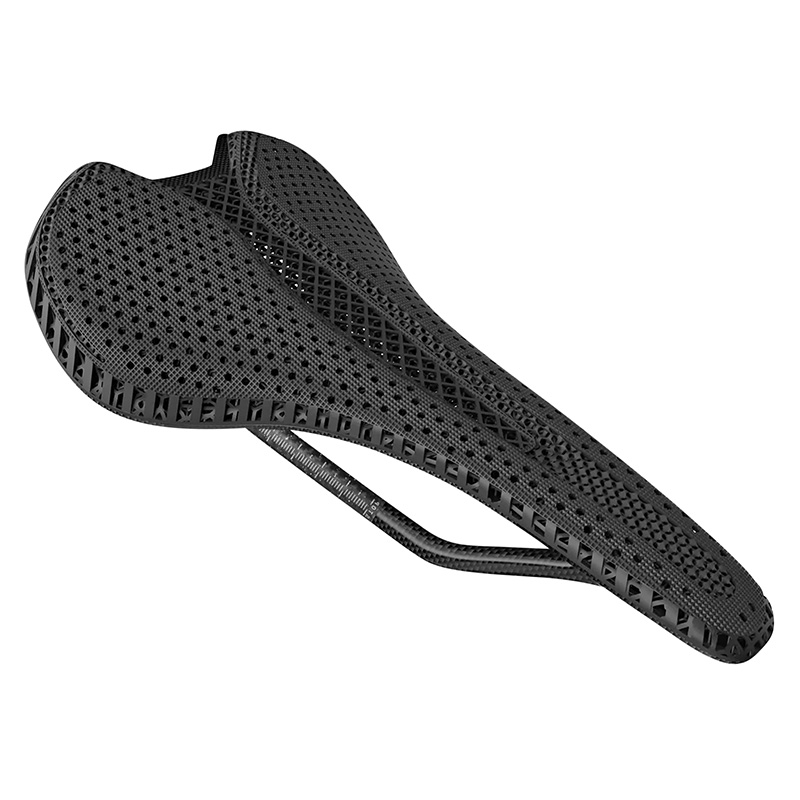 SELLE 3D CARBONE T802 NOIR 245X155 RAIL CARBONE BRILLANT POIDS 220G (POIDS MAX 130KGS)  -NEWTON-