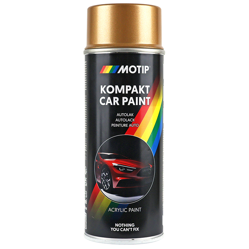 BOMBE DE PEINTURE MOTIP AUTOLACK ACRYL METAL OR AEROSOL 400 ML (52200)