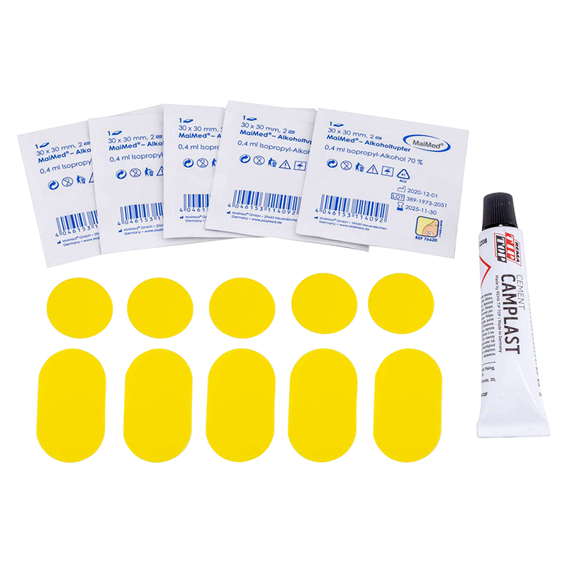 KIT REPARATION CHAMBRE A AIR PIRELLI SMARTUBE - BOITE (10 PATCHS + COLLE)