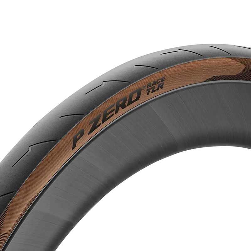 PNEU ROUTE 700 X 28 PIRELLI P ZERO RACE CLASSIC TANWALL NOIR FLANC MARRON TUBELESS READY TS (28-622)