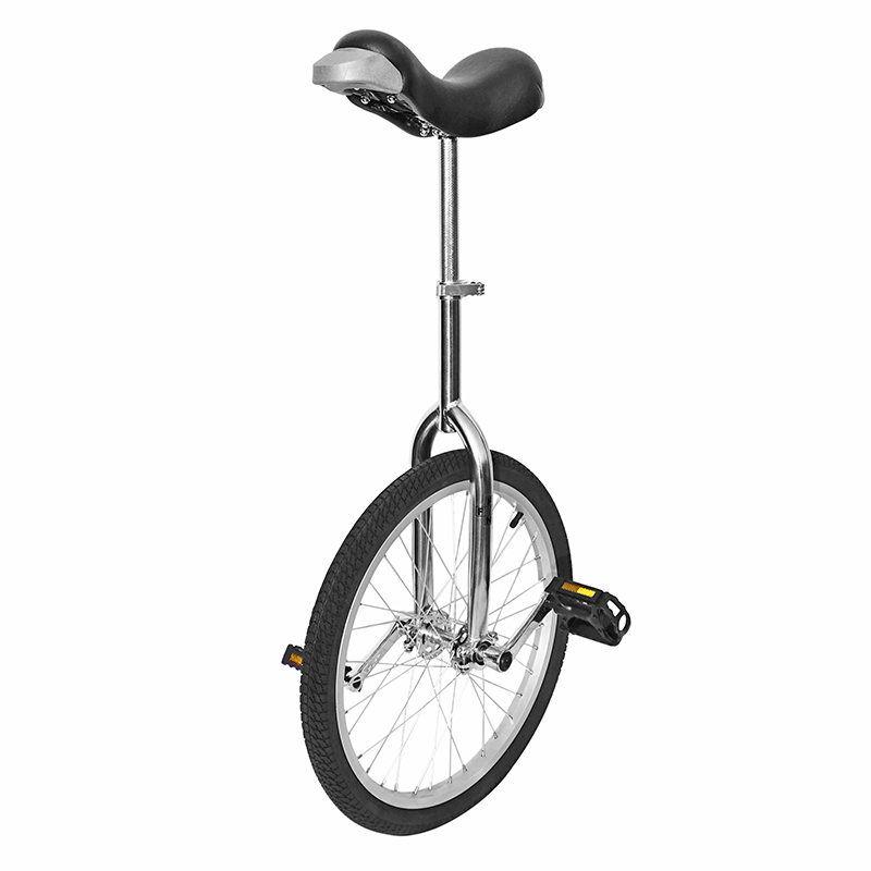 MONOCYCLE 20" ARGENT TIGE DE SELLE REGLABLE (ROUE ALU)